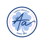 LCde Aa Logo (Ronde Sticker) - transparant